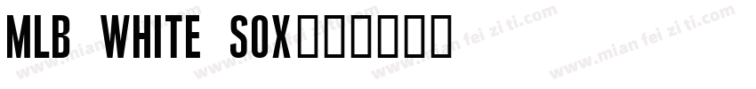 MLB White Sox字体转换